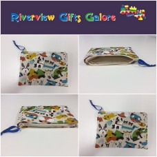 Zip Clutch / Purse / Bag / Pouch - Dogs Cream Zip Clutch / Purse / Bag / Pouch - Dogs Cream